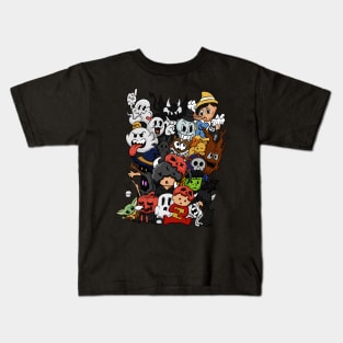 Fukinandfriend doodle art Concept Halloween Kids T-Shirt